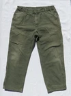 Vtg Y2K CARHARTT Men’s 38 x 30 Green Washed Duck Utility Loose Fit Work Pant B11
