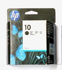 Original Ink HP No. 10 BLACK C4844A DesignJet 100 110 500 800 Business InkJet