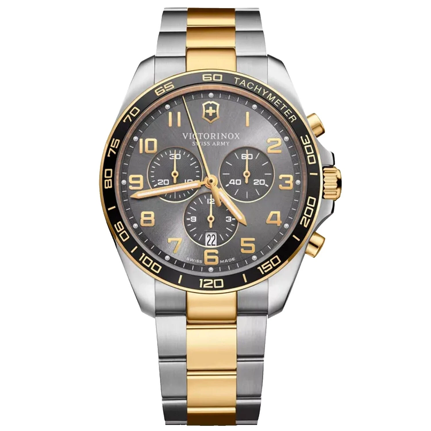 Victorinox 不锈钢表壳腕表带计时器