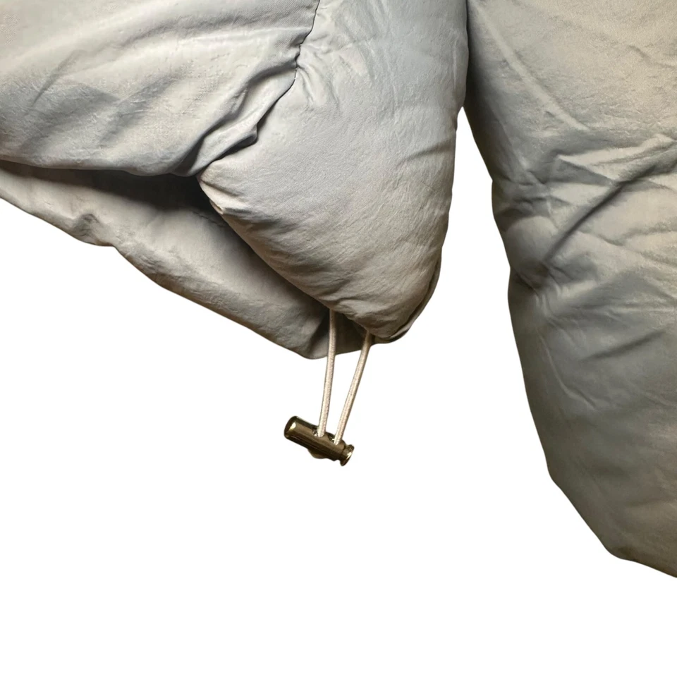 Abrigo/Chaqueta Zara Crop Cremallera Completa Puffer Para Hombre Talla Grande Azul 100% Poliéster NUEVO Foto 4 de 4