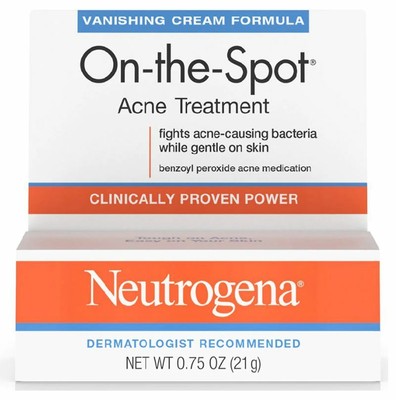neutrogena benzoyl peroxide cream