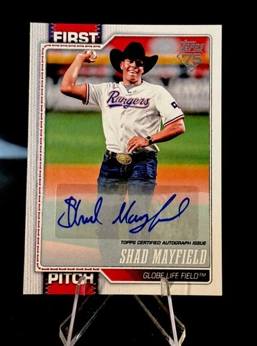 2026 Topps Series 1 Shad Mayfield First Pitch Autographs (RAW)