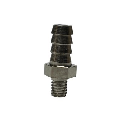 M5-0.8 Male Thread To 6mm 1/4  Hose Barb Stainless Steel Fitting Adapter
