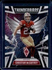 2025 Panini Phoenix Football White Shimmer Christian McCaffrey #44