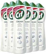 6 x Cif Original Cream Multipurpose Surface Cleaner Ocean Scent 500ml 4.66 per litre