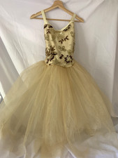 Ballet Costume Ivory Gold Adult Large Weissman