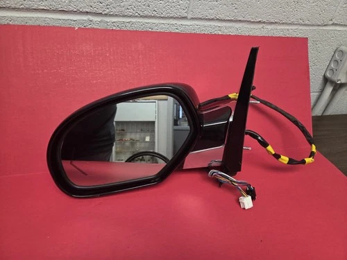 09-14 ESCALADE ESV POWER DRIVER LEFT SIDE VIEW DOOR MIRROR BLACK 20843213