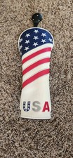 USA Stars Stripes Embroidered Headcover Stars and Stripes, Hybrid/Utility Tag