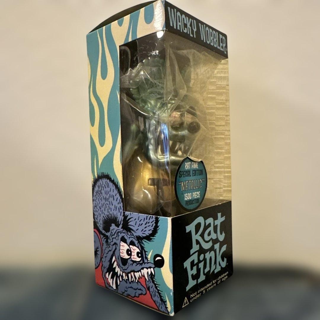 RAT FINK Metallic Wacky Wobbler Limited 1500 Collectible Funko
