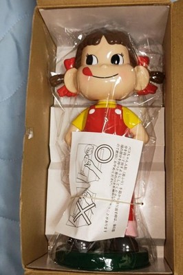 Peko Chan Nodder Puppe 40. Jubiläum Figur Sammlerstück authentisches...