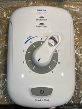 Triton Omnicare SAFEGUARD PLUSThermostatic Electric Shower 8.5kW White/Grey