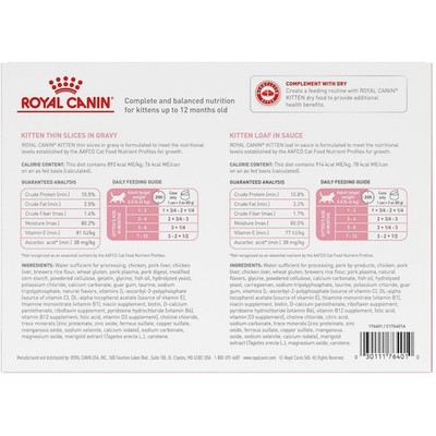 Royal Canin Kitten Wet Food Variety Pack, 3 oz Cans, 12 Pack