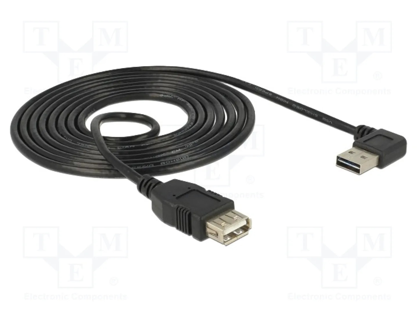 Delock Nero Cavo Usb2.0 Easy A-A: 2M, (2 M, Usb 2.0, 2.50 W), Cavo Usb - Immagine 2