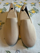 Rothy’s The Loafer Ecru Women’s Size 8.5 Beige Knit Flats Excellent w/ Forms