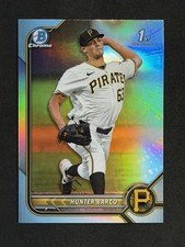 2022 Bowman Draft Chrome Base Sky Blue #BDC-103 Hunter Barco