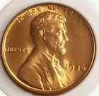 1936 Red Lincoln Wheat 1C Penny Gem Uncirculated BU Free Post Tracking