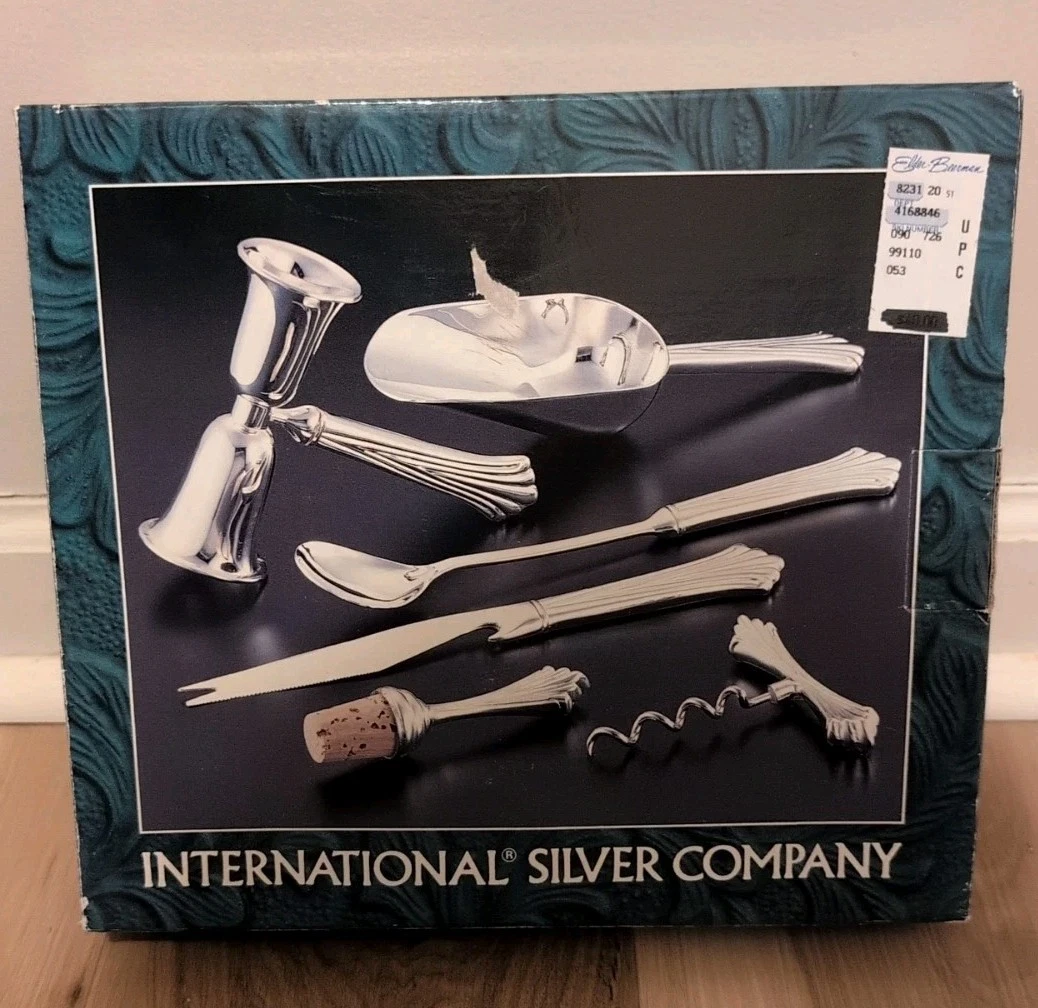 International Silver Antique US Silver-Plated Flatware Sets for