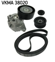Keilrippenriemensatz SKF Vkma 38020 FÜR Mercedes Poly V Riemen KIT