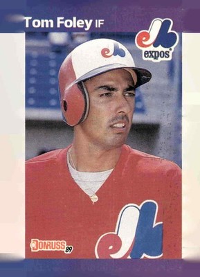 1989 Donruss #342a Tom Foley