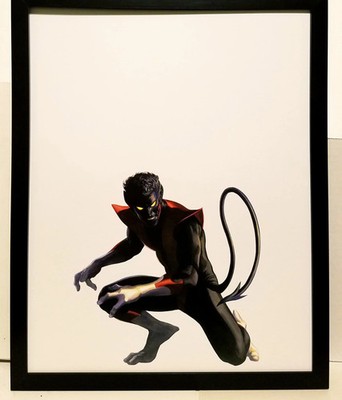 Nightcrawler X-Men Timeless by Alex Ross FRAMED 11x14 Art Print Marvel Comics Po