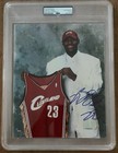 LeBron James Rookie Signed 8x10 Photo PSA DNA  Slabbed Autog