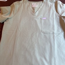 Figs Scrub Top Catarina Size Large Color Sagewat