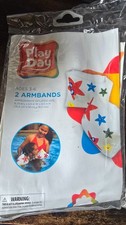 Play Day  - Kids Star Fish Inflatable Swin Armbands Floaties 2 Armbands