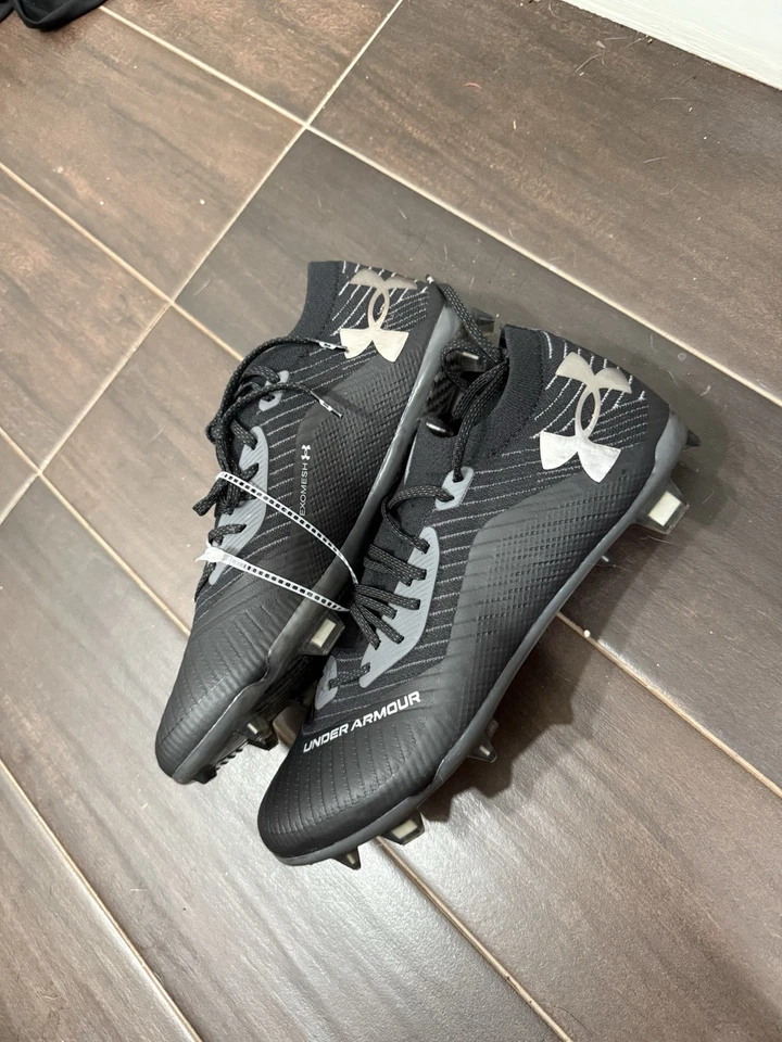 Botines de fútbol Under Armour Shadow Elite 2 FG negros gris halo talla 10 EE. UU. para hombre Foto 2 de 4