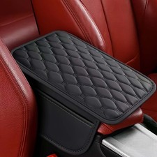 Padded Protective Durable Anti-Slip Anti-Scratch Leather Car Armrest Storage Pad