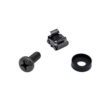 40 Pack M6x16mm Rack Mount Cage Nuts, Screws Washers for Servers, Racks