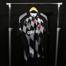 Besiktas Istanbul 2009/10 terza maglia, Adidas, nero-grigio, taglia M