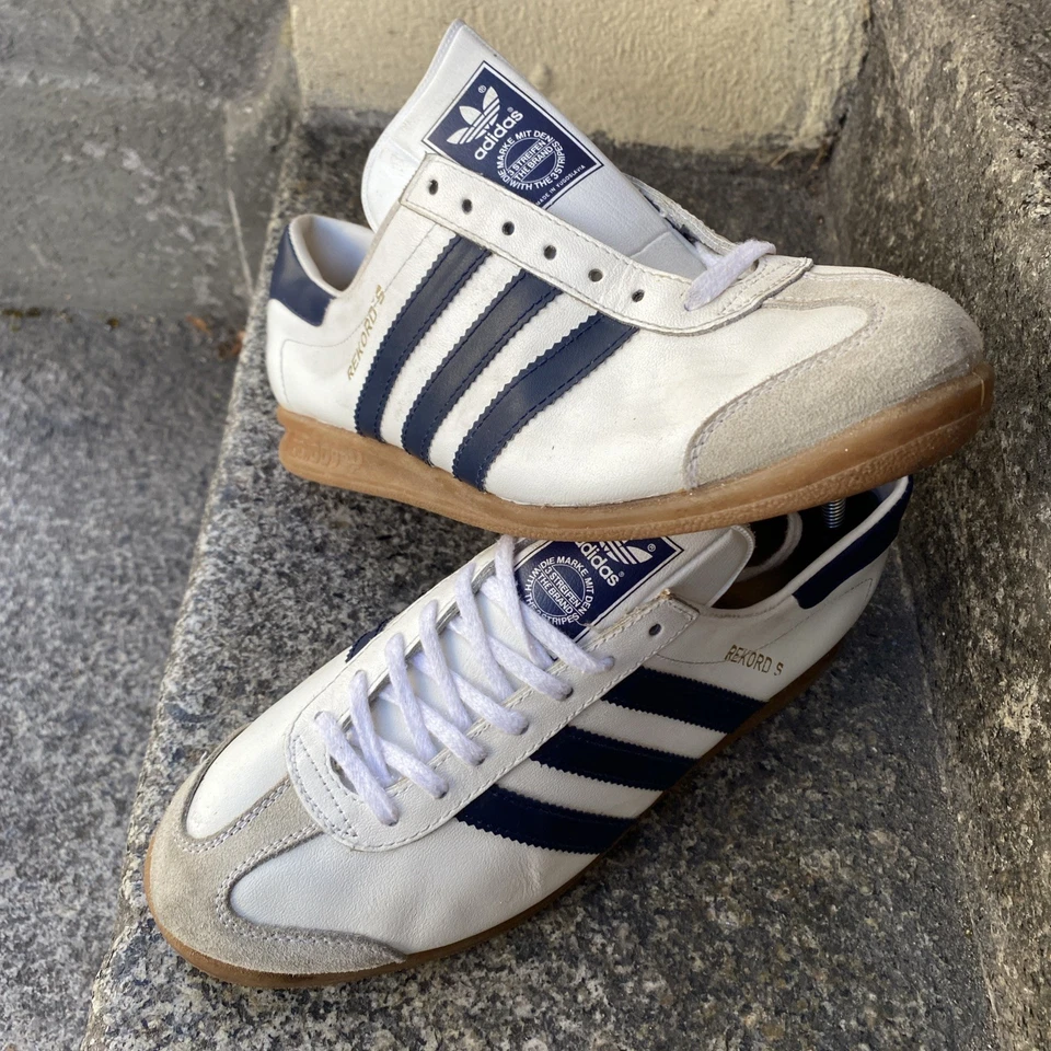 Adidas Rekord S Made In Yugoslavia UK 7.5 Vintage 80s Rare Collector Record - Bild 2 von 4
