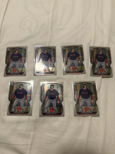 2023 Bowman Roman Anthony - 1st Bowman Prospect #BP-71 - 7 Card Lot