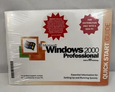 Microsoft Windows 2000 Professional 1-2CPU OEM Software with SP 4 SEALED
