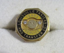 Louisville Taxi Cab & Transit Co. 35 Year Pin 14K Gold Collectible LTC14KGD-35