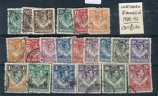 Northern Rhodesia KGVI 1938-52 set of 21 SG25/45 good to fine used