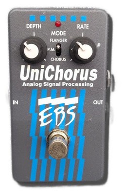 EBS UNI Chorus Effects Pedal Tested & Works 98195