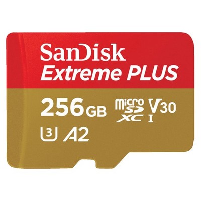 SANDISK Elite Extreme  PLUS UHS-I, Micro-SDXC Speicherkarte, 256 GB, 200 MB/s