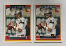 2006 Topps #263 Luke McCown Buccaneers Ink Print Error + Base Card RARE FIND