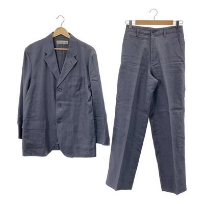 ジャケット・アウター ISEEY MIYAKE MEN linen tailored jacket ISSEY MIYAKE Men | 2001SS Setup Linen 3B Tailored Jacket Slacks 1