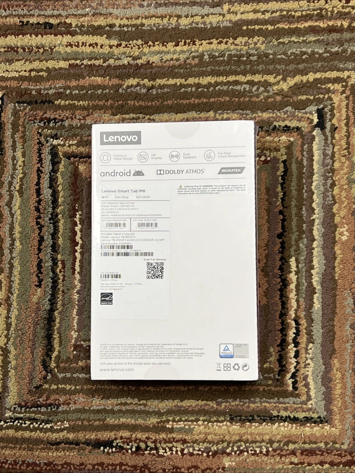 NEW Lenovo Smart Tab M8 wit Google Assistant Tablet + Smart Charging Docking - Image 2 of 2