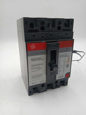GE TEL136100WL Circuit Breaker 100A 3P 600V