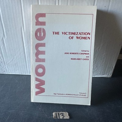 Victimization of Women Chapman Gates 1978 3rd Printing Sage Policy Studies