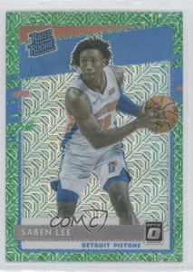 2020-21 Panini Donruss Optic Rated Choice Dragon Prizm Saben Lee #191 Rookie RC