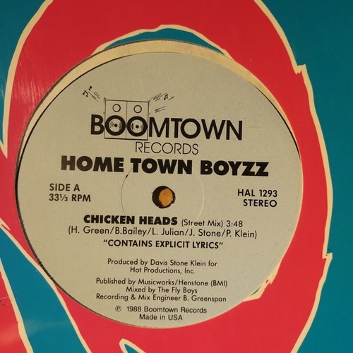 SEALED Home Town Boyzz ( CHICKEN HEADS 12" ) Boomtown MIAMI BOOTY BASS PARTY - Picture 2 of 2