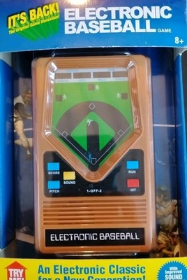 Basic Fun  ElectronicClassic Baseball Game Handheld Works Batteries Not Included