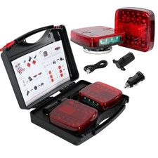 Rechargeable LED Trailer Lights Wireless Magnetic Tail Backup Light for Truck