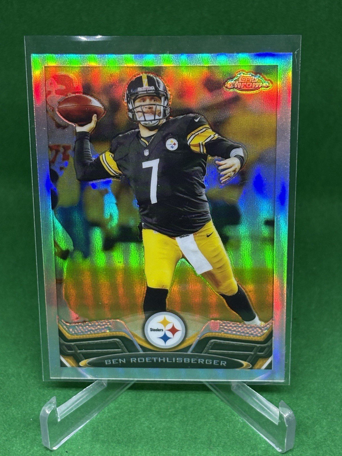 Ben Roethlisberger 2013 Topps Chrome #52 Refractor Pittsburgh Steelers HOF soon