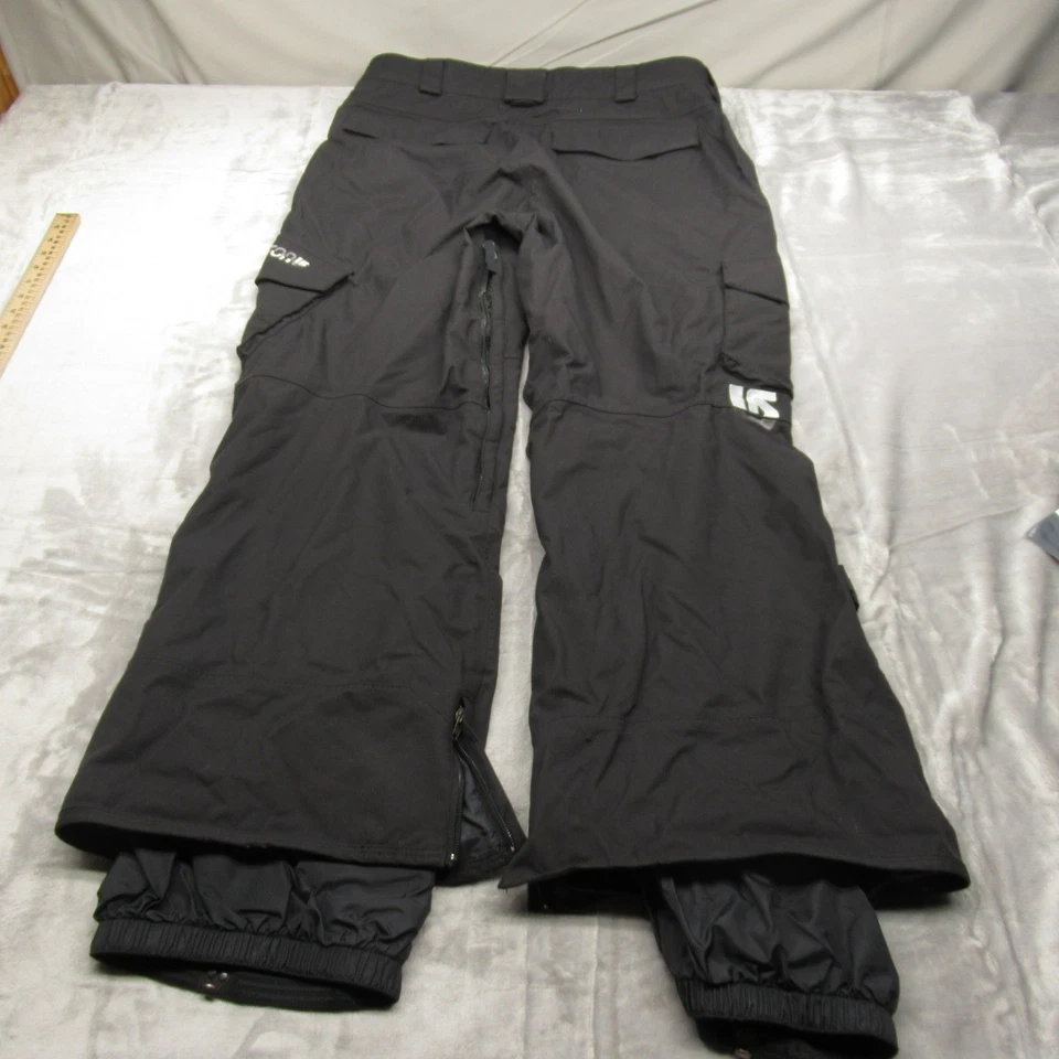 Burton Pants Mens Large Black DryRide Waterproof Cargo Pockets Ski Snow 36x30 - Image 2 of 4