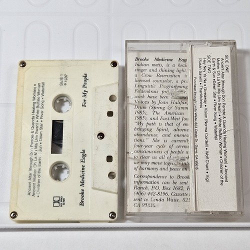 BROOKE MEDICINE EAGLE - FOR MY PEOPLE (Cassette, 1987) Native American - Picture 2 of 2